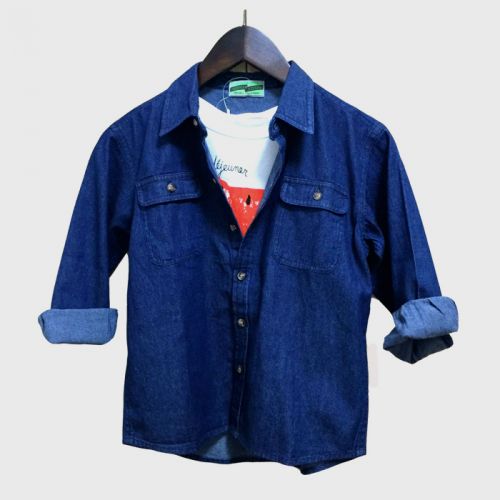 Chemise enfant à manche longue - Ref 2083332