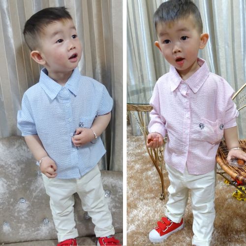 Chemise enfant à manche longue - Ref 2083350