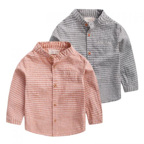 Chemise enfant JS-VENIVENY à manche longue en lin - Ref 2083367