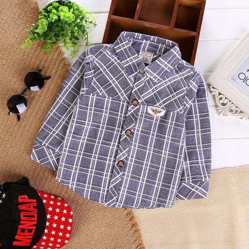 Chemise enfant à manche longue en lin - Ref 2083381