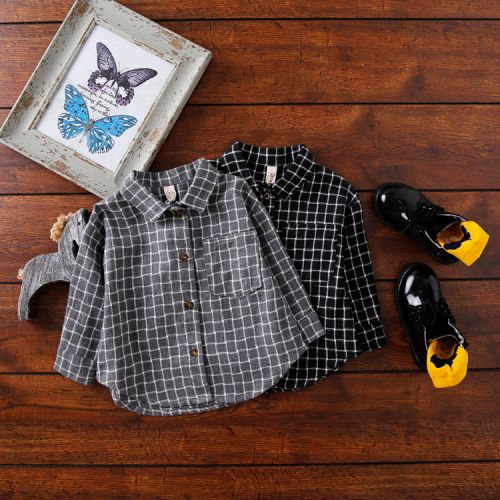 Chemise enfant à manche longue - Ref 2083387
