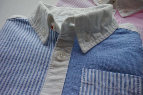 Chemise enfant à manche longue en coton - Ref 2083393