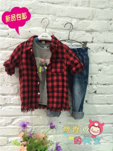 Chemise enfant à manche longue - Ref 2083410