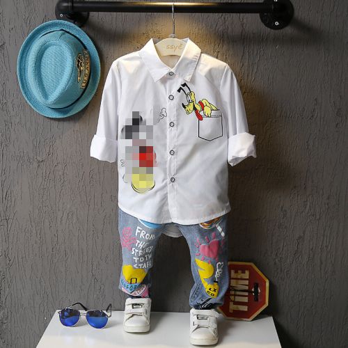 Chemise enfant à manche longue - Ref 2083439