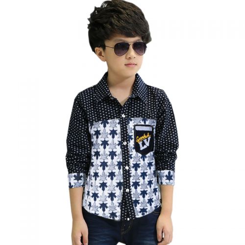 Chemise enfant à manche longue - Ref 2083484
