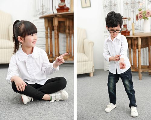 Chemise enfant à manche longue - Ref 2083492
