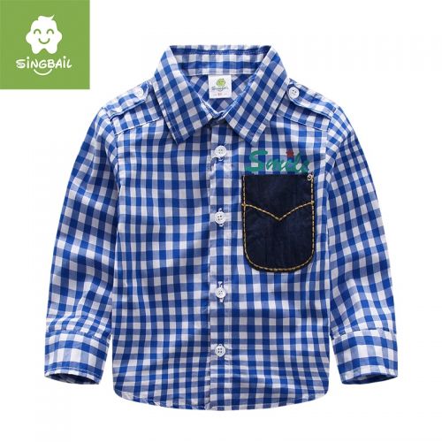 Chemise enfant SINGBAIL à manche longue - Ref 2083519
