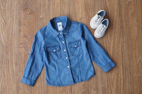 Chemise enfant à manche longue - Ref 2083590