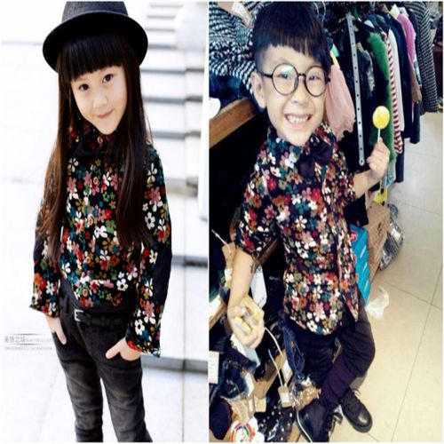 Chemise enfant à manche longue en velours côtelé - Ref 2083605