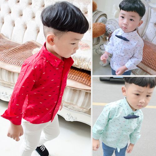 Chemise enfant à manche longue - Ref 2083609