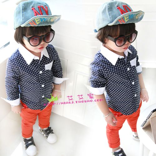 Chemise enfant à manche longue - Ref 2083620