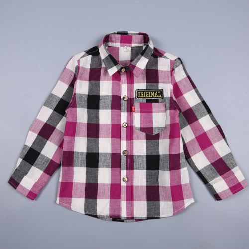Chemise enfant à manche longue - Ref 2083628