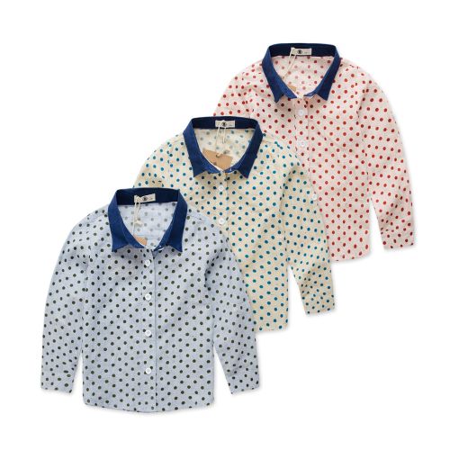 Chemise enfant à manche longue - Ref 2083667