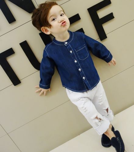Chemise enfant à manche longue - Ref 2083686