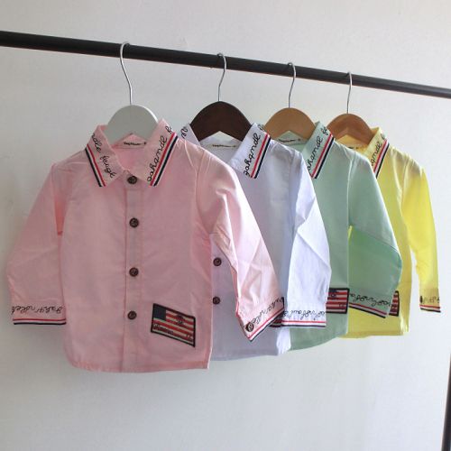 Chemise enfant à manche longue - Ref 2083716