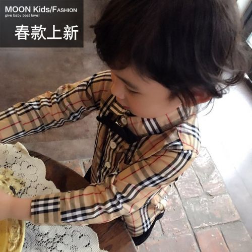 Chemise enfant à manche longue en Toile de coton - Ref 2083725