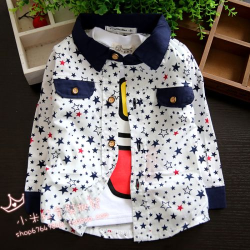 Chemise enfant à manche longue - Ref 2083733