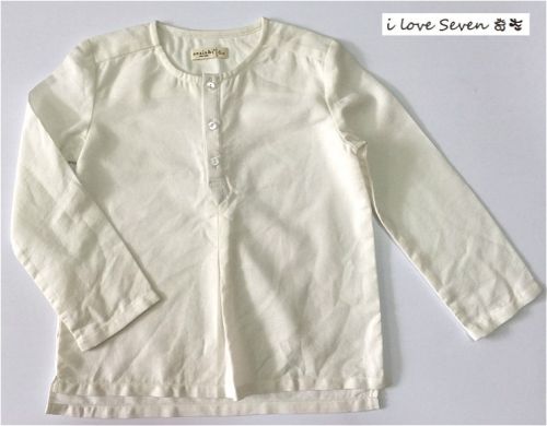 Chemise enfant I LOVE SEVEN à manche longue - Ref 2083756