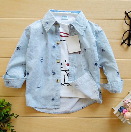 Chemise enfant à manche longue - Ref 2083766