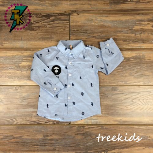 Chemise enfant à manche longue - Ref 2083771