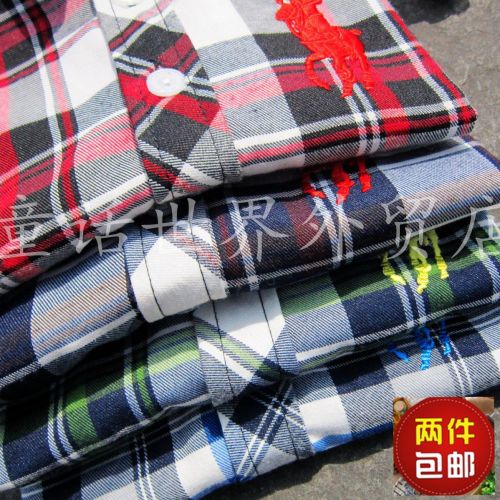 Chemise enfant à manche longue en Toile de coton - Ref 2083777