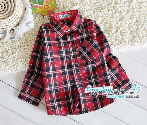 Chemise enfant à manche longue - Ref 2083796
