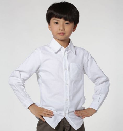 Chemise enfant NIUZAIF à manche longue en Toile de coton - Ref 2083804