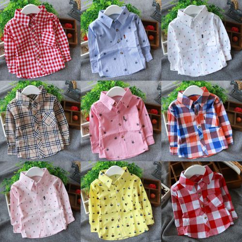 Chemise enfant à manche longue - Ref 2083809