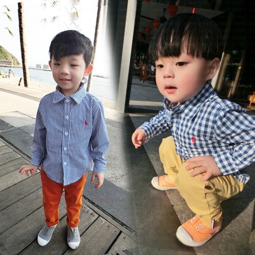 Chemise enfant à manche longue - Ref 2083812