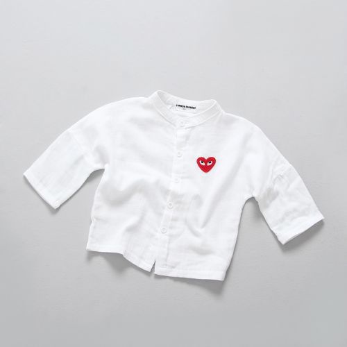 Chemise enfant à manche longue en coton - Ref 2083823