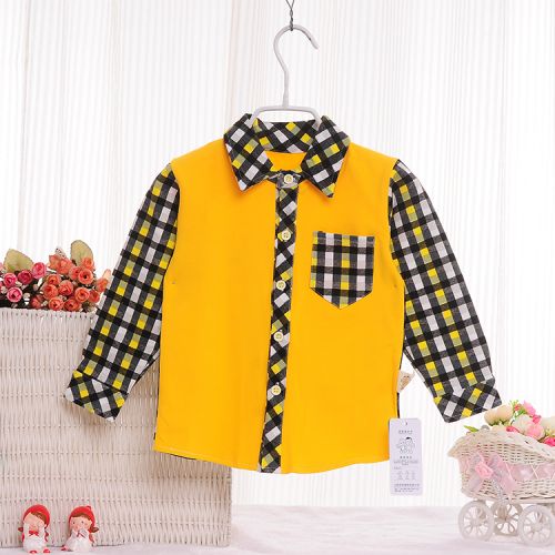 Chemise enfant à manche longue en coton - Ref 2083829