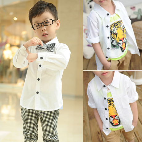 Chemise enfant LEPETIT SARA à manche longue - Ref 2083833