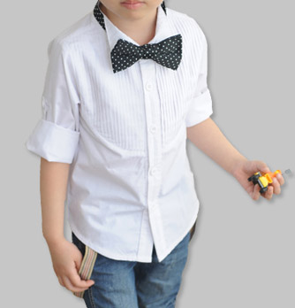 Chemise enfant SARABABY à manche longue - Ref 2083834