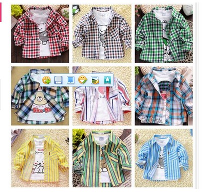 Chemise enfant à manche longue - Ref 2083873