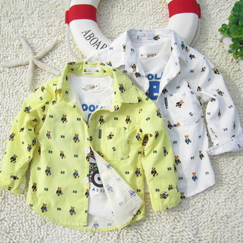 Chemise enfant à manche longue - Ref 2083878