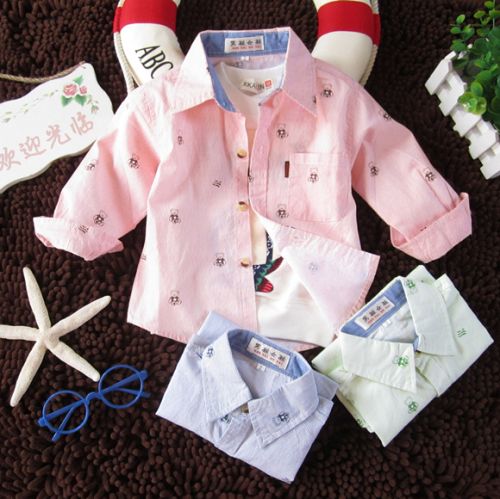 Chemise enfant à manche longue - Ref 2083879