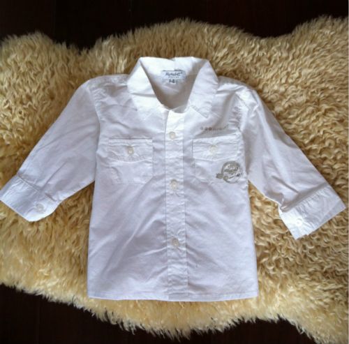 Chemise enfant ALPHABET à manche longue en coton - Ref 2083896