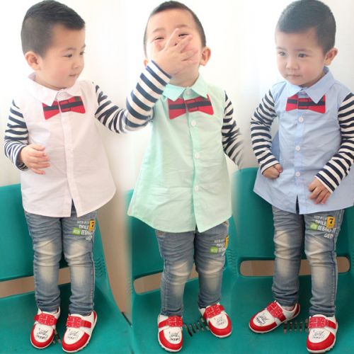 Chemise enfant à manche longue - Ref 2083957