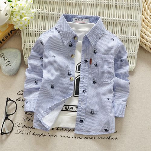 Chemise enfant à manche longue - Ref 2083984