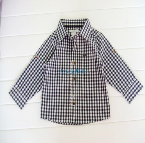 Chemise enfant à manche longue en coton - Ref 2084002