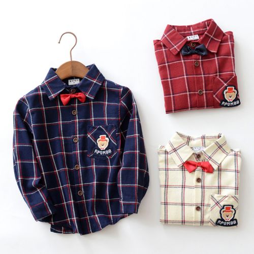 Chemise enfant à manche longue - Ref 2084104