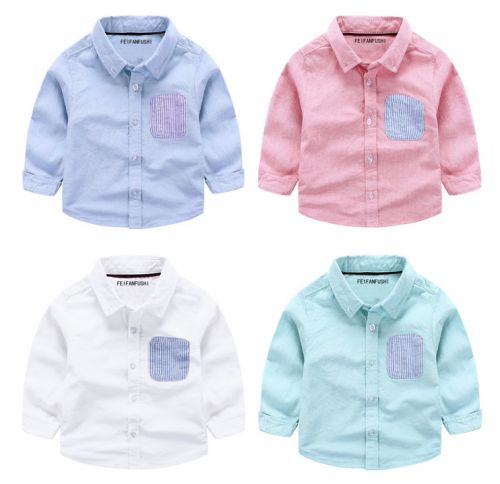 Chemise enfant à manche longue - Ref 2084108
