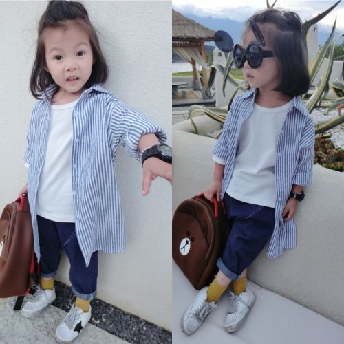 Chemise enfant à manche longue - Ref 2084229