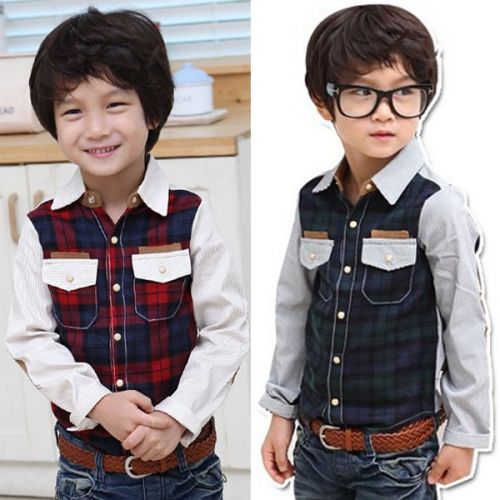 Chemise enfant à manche longue - Ref 2084261