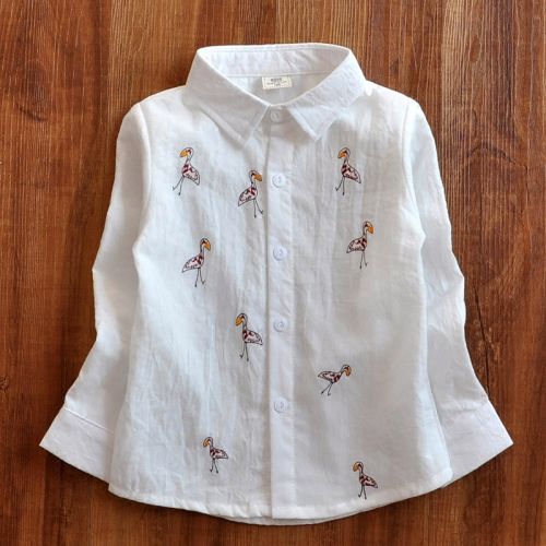 Chemise enfant à manche longue en Toile de coton - Ref 2084278