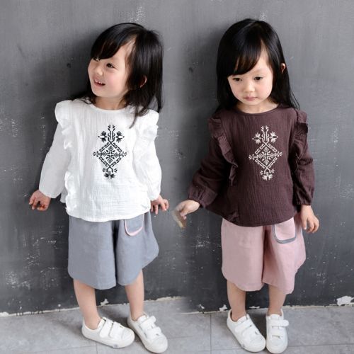 Chemise enfant à manche longue - Ref 2084282
