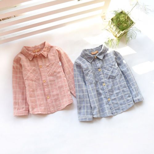 Chemise enfant à manche longue - Ref 2084284