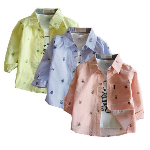 Chemise enfant à manche longue - Ref 2084298