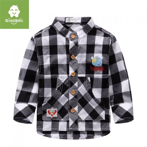 Chemise enfant SINGBAIL à manche longue - Ref 2084320