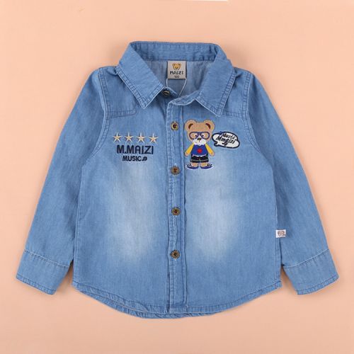 Chemise enfant à manche longue - Ref 2084346